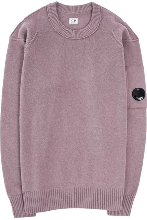 C.P. Company Stickade tröjor & koftor, Herr, L, Nylon, Eco Lambswool Crew Neck Knit