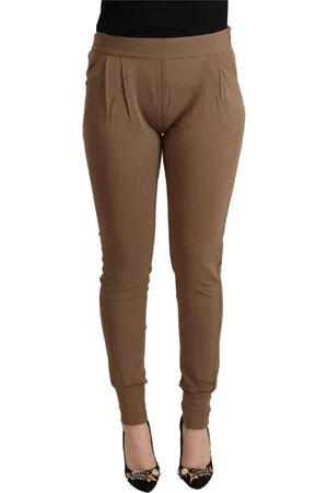 ERMANNO SCERVINO Byxor, Dam, M, Bruna Logo Tapered Byxor