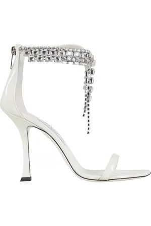 Jimmy Choo Skor, Dam, 37 1/2 EU, Läder, Verity Sandal i Latte Läder