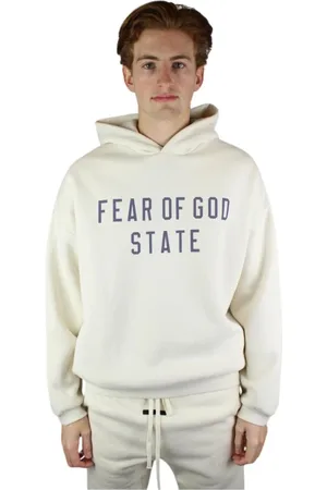FEAR OF GOD Sweatshirts & Hoodies, Herr, S, Bomull, Luxury Shell Fleece Hoodie