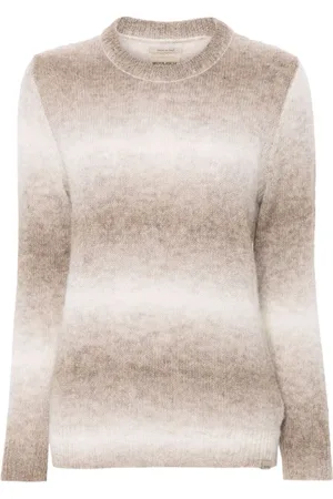 Woolrich Stickade tröjor & koftor, Dam, L, Rund Hals Långärmad Tröja