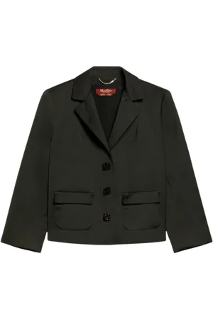 Max Mara Jacka, Dam, S, Satin Blazer med Kristallknappar