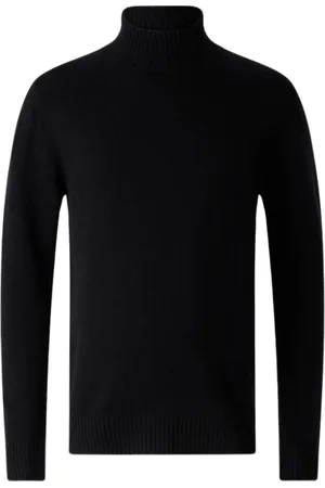 Roberto Cavalli Stickade tröjor & koftor, Herr, M, Ull Turtle-Neck Sweater