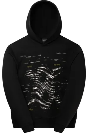 Daily paper Sweatshirts & Hoodies, Herr, M, Rewind Hoodie med självlysande tryck
