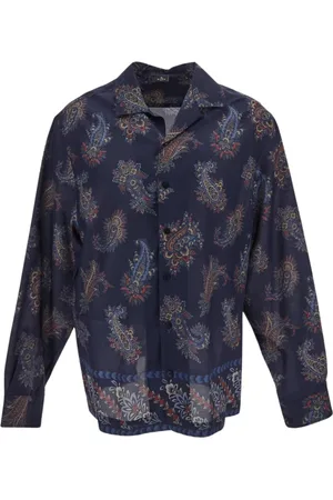 Etro Skjorta, Herr, L, Bomull, Tryckt skjorta med -design