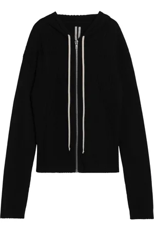 Rick Owens Stickade tröjor & koftor, Herr, M, Kort Cardigan Tröja