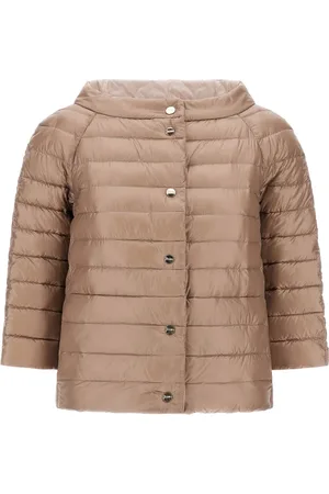 HERNO Jacka, Dam, M, Nylon, Dove Grey Quiltad Nylonrock