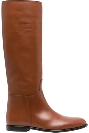 Etro Skor, Dam, 40 EU, Läder, Ridstövlar