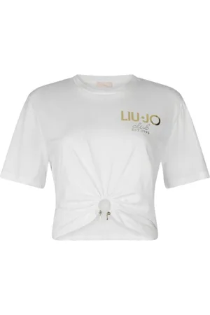 Liu Jo Topp, Dam, M, Bomull, Kortärmad Mode T-shirt
