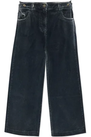The Attico Jeans, Dam, W27, Bomull, Waxade Wide-Leg Jeans