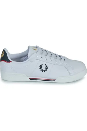 Fred Perry Skor, Herr, 43 EU, Läder, Tennisskor i läder med dubbelrandig yttersula