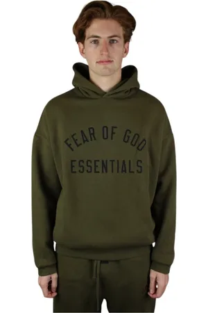FEAR OF GOD Sweatshirts & Hoodies, Herr, L, Fleece Hoodie Essentials Style