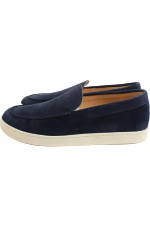 Brunello Cucinelli Skor, Herr, 42 EU, Läder, Navy Moccasins