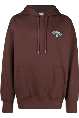 Daily paper Sweatshirts & Hoodies, Herr, S, Bomull, Capsule Sweaters Brun Hoodie