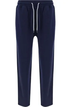 Brunello Cucinelli Byxor, Herr, L, Bomull, Cotton Jogger Sweatpants med fickor