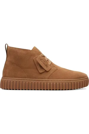 Clarks Skor, Herr, 43 EU, Läder, Chunky Sole Suede Desert Boot