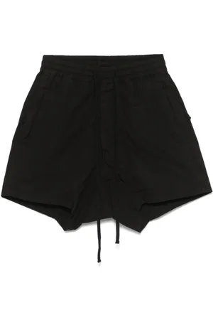 THOM KROM Shorts, Herr, L, Svarta Shorts med Dragsko och Fickor