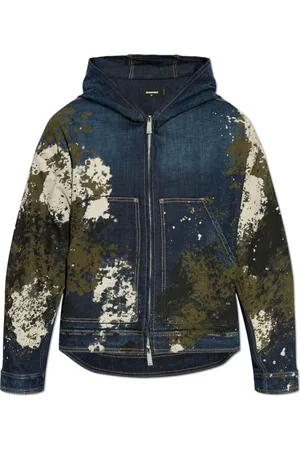 Dsquared2 Jacka, Herr, S, Denim, Denimjacka med huva