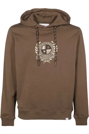 Les Deux Sweatshirts & Hoodies, Herr, L, Bomull, Bomulls Sweatshirt med Huva