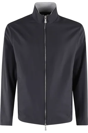 ELEVENTY Sweatshirts & Hoodies, Herr, 2Xl, Ståkrage Hel Dragkedja Jacka