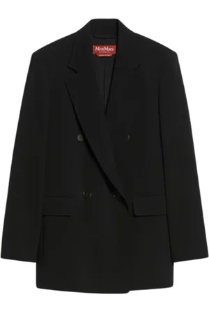 Max Mara Jacka, Dam, XS, Polyester, Oversized Kavaj med Dubbelknäppning