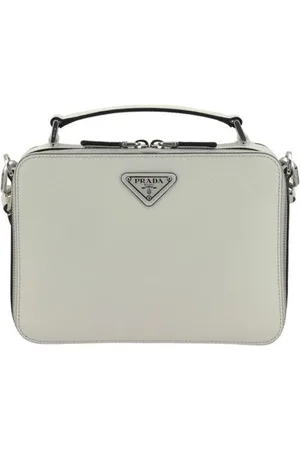 Prada Väska, Herr, ONE Size, Läder, Elegant Läder Axelväska med Justerbar Rem