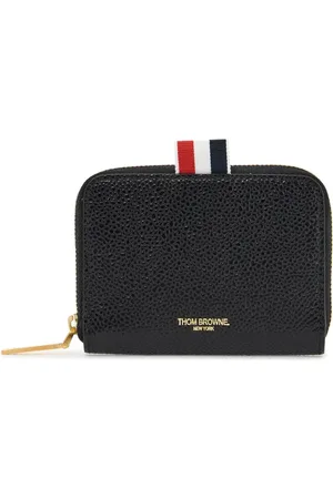 Thom Browne Accessoarer, Dam, ONE Size, Smal plånbok med dragkedja runt om