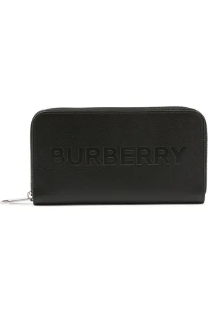 Burberry Accessoarer, Dam, ONE Size, Läder, Läderplånbok med dragkedja