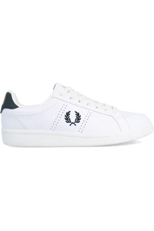 Fred Perry Skor, Herr, 41 EU, Läder, Klassiska vita sneakers