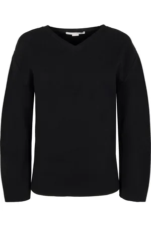 Stella McCartney Stickade tröjor & koftor, Dam, S, Räfflad Långärmad Tröja