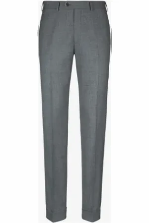 Emporio Armani Byxor, Herr, 4Xl, Slim Fit Ull Chinos