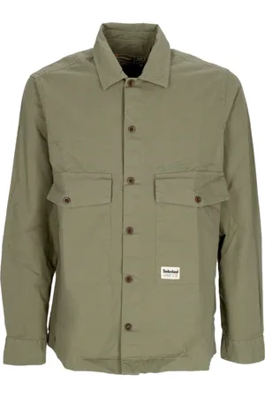Timberland Jacka, Herr, M, Bomull, WF Roc Overshirt Cassel Earth