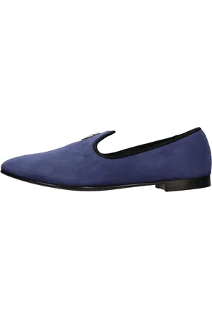 Giuseppe Zanotti Skor, Herr, 40 EU, Läder, Platta skor Blå
