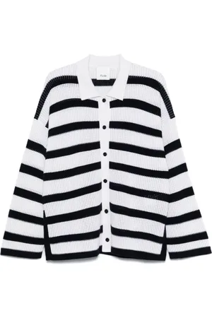 Allude Stickade tröjor & koftor, Dam, S, Vit Skjorta Klassisk Stil