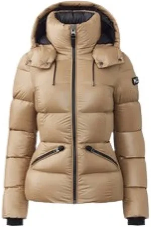 Mackage Jacka, Dam, S, Glänsande Kamelfärgad Pufferjacka