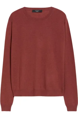 Max Mara Stickade tröjor & koftor, Dam, XL, Kashmir, Rundhalsstickat