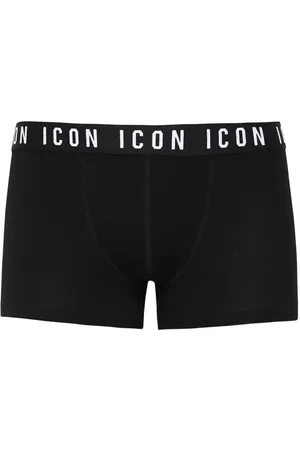 Dsquared2 Underkläder, Herr, S, Bomull, Stitched Logo Cotton Trunks