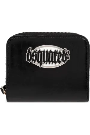 Dsquared2 Accessoarer, Dam, ONE Size, Läder, Plånbok med logotyp