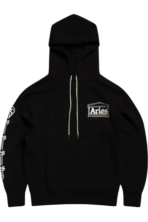 ARIES Sweatshirts & Hoodies, Herr, M, Bomull, Lyxig Kolumn Hoodie
