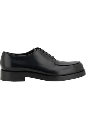 Prada Skor, Herr, 42 EU, Läder, Klassiska Läder Snörskor