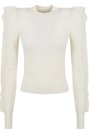 Max Mara Topp, Dam, S, Polyester, Elegant långärmad topp