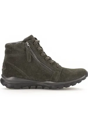Gabor Skor, Dam, 37 1/2 EU, Mocka, Rollingsoft Damsne Walkingsneakers Höga
