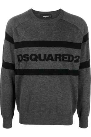 Dsquared2 Stickade tröjor & koftor, Herr, S, Twin Line Pullover