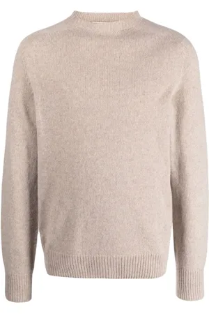 Lanvin Stickade tröjor & koftor, Herr, L, Rundhalsstickad tröja