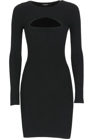 Dsquared2 Klänning, Dam, M, Rayon, Elastisk Ribbstickad Klänning
