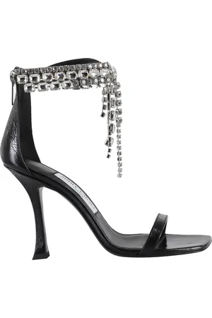 Jimmy Choo Skor, Dam, 36 EU, Läder, Svart Lackläder Sandal