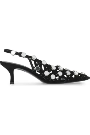 The Attico Skor, Dam, 36 EU, Läder, Grid Slingback