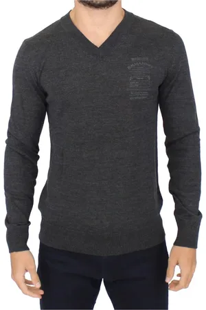 ERMANNO SCERVINO Stickade tröjor & koftor, Herr, S, V-ringad Pullovertröja