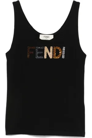 Fendi Topp, Dam, S, Bomull, Tank Top