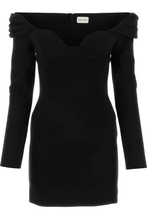 MAGDA BUTRYM Klänning, Dam, S, Elegant Svart Mini Klänning i Stretchull